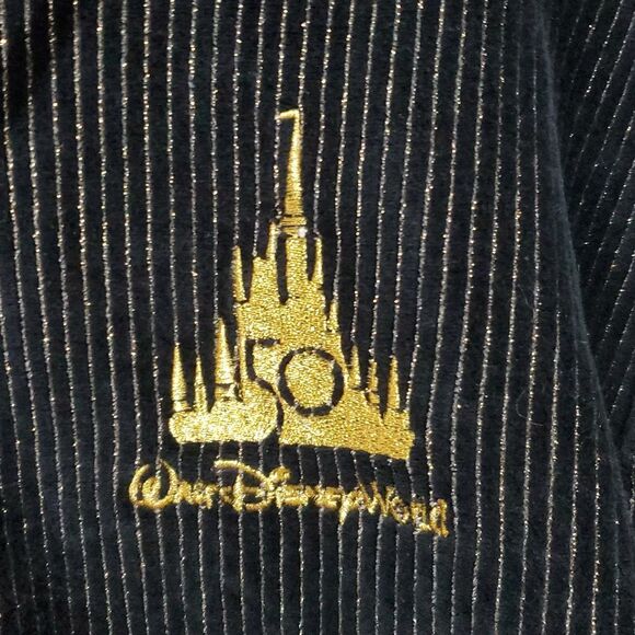 Disney 50th Anniversary Luxe Spirit Jersey in Black and Gold Size M - Picture 2 of 11